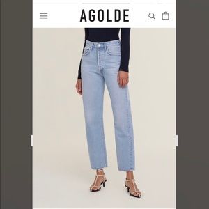 Agolde mid rise sub tropic loose 90s Jeans